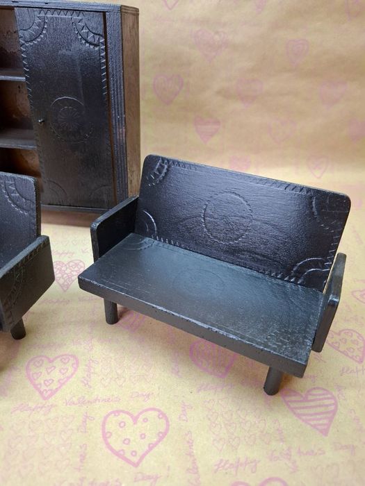 Мебель для кукол миниатюрная мебель из дерева игрушка