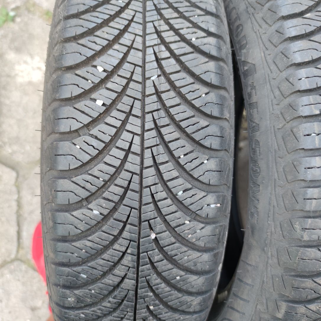 opony caloroczne 155x65x14 GOODYEAR 2szt 200zł 2016r
