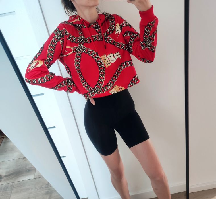 Bluza krótka z kapturem Nike just do it
