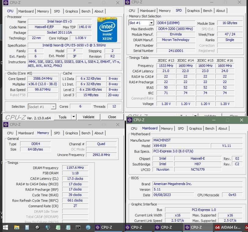 ENVinda 16GB DDR4 3200MHz