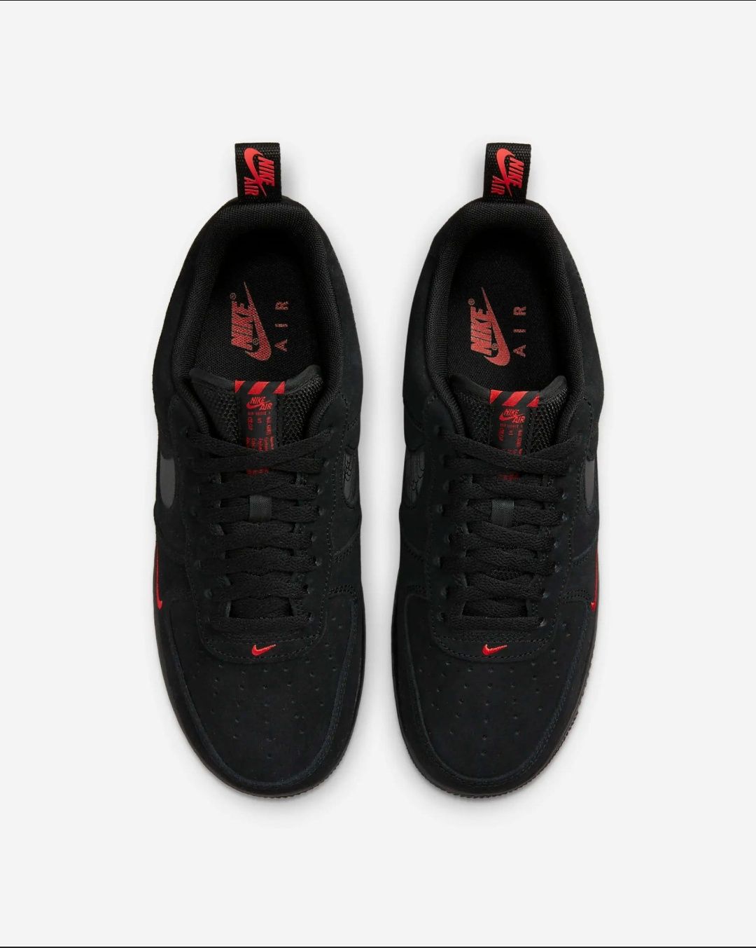 Air Force 1 Low Multi-Swoosh Black Crimson