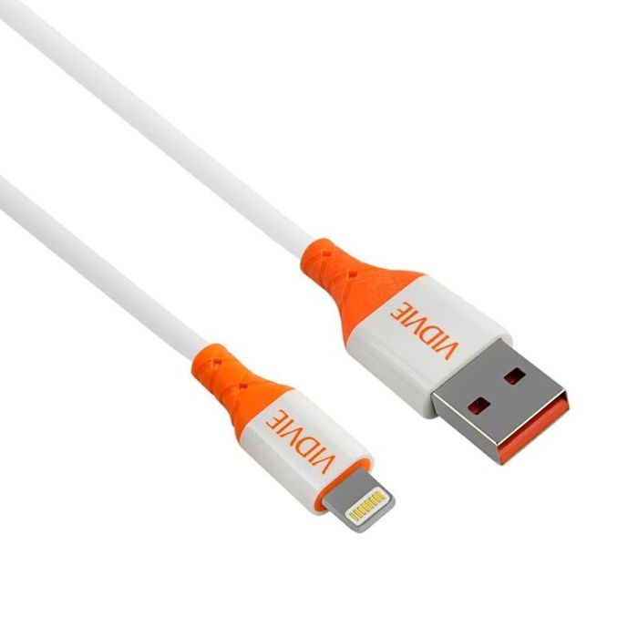 Kabel VIDVIE CB4014 USB/iPhone 2.4A, 1m biały, Vidvie