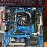 Płyta główna gigabyte GA-M68M-S2P AM2 z procesorem i pamięciami ram
