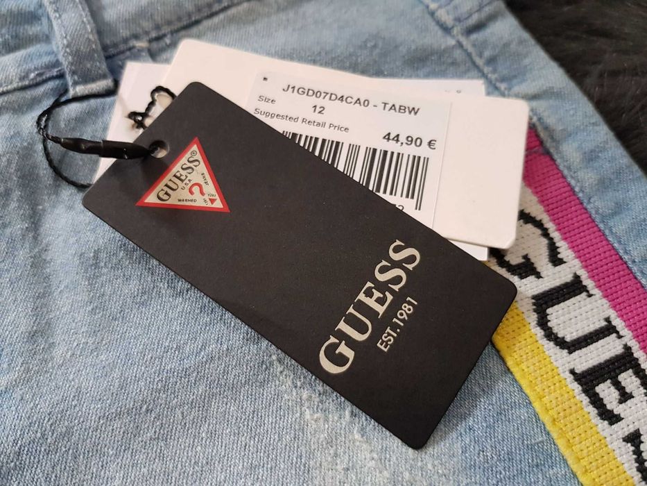 GUESS  dziewczęce oryginalne spodenki r. 12lat nowe