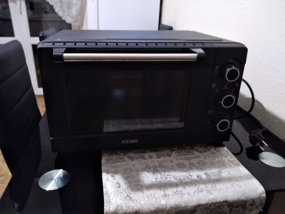 Міні піч у робочому стані.