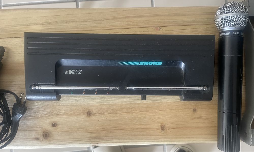 Microfone sem fios Shure SM58