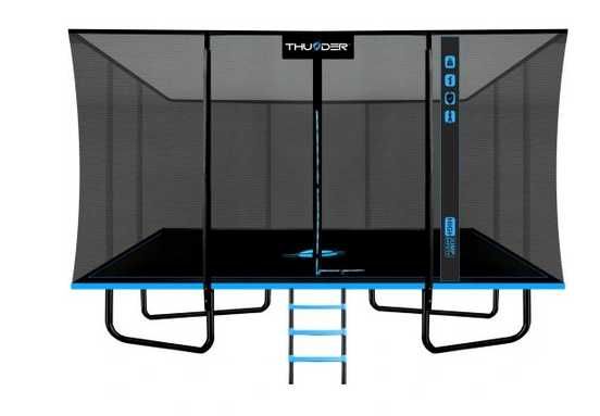 Садовий батут прямокутний квадратний Thunder (є усі розміри)