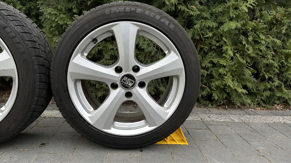 opony 2022 koła OZ 5x120 bmw 225/45 alufelgi r17 felgi msw zima