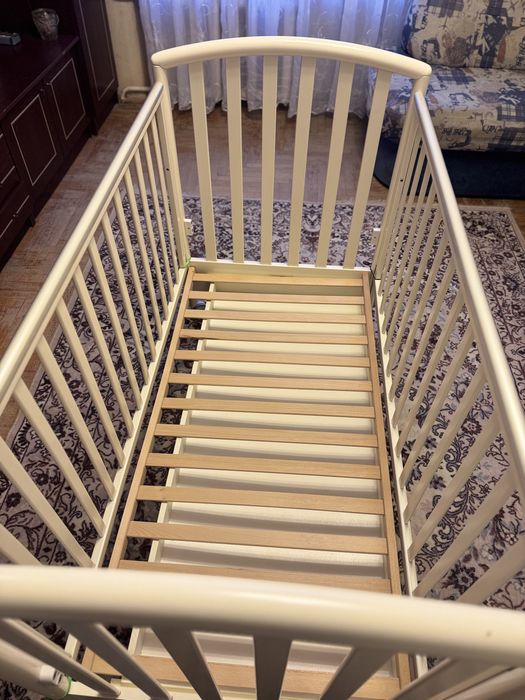 Ліжечко Pali Ciak білого кольору