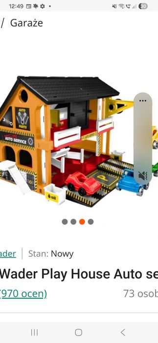 Garaż Wader Play House Auto serwis
