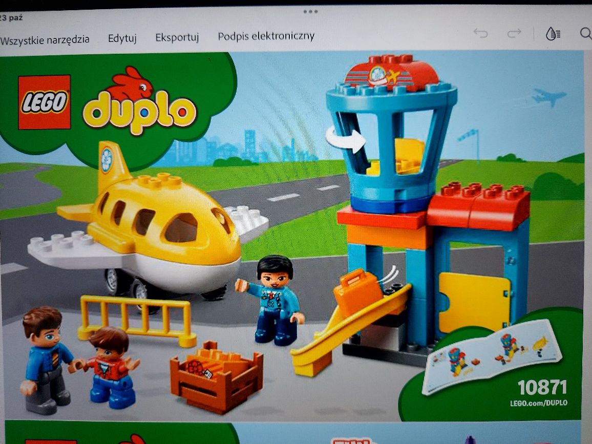 Lego Duplo lotnisko z wieżą 10871
