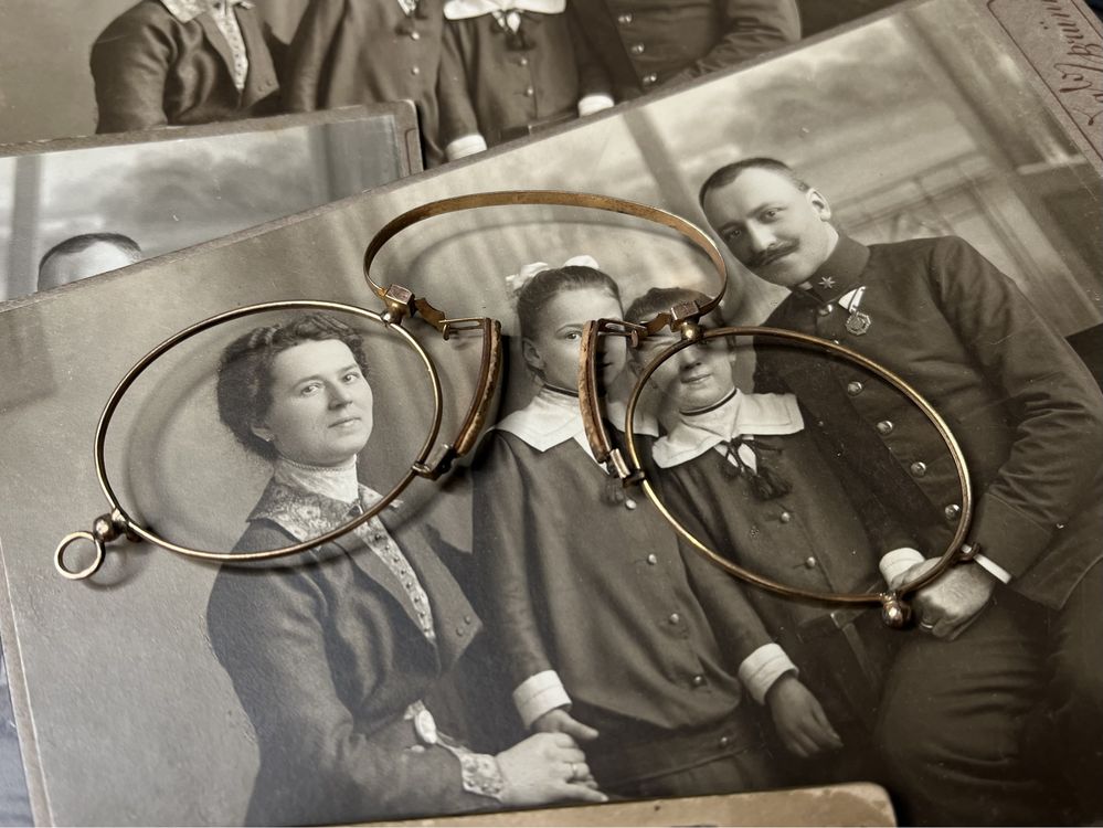 Antyczne  zabytkowe okulary