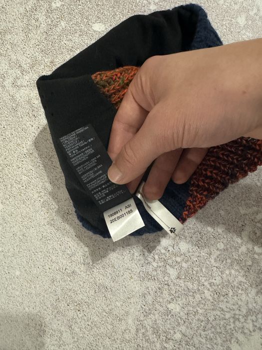 Шапка Jack Wolfskin, червона/жовта