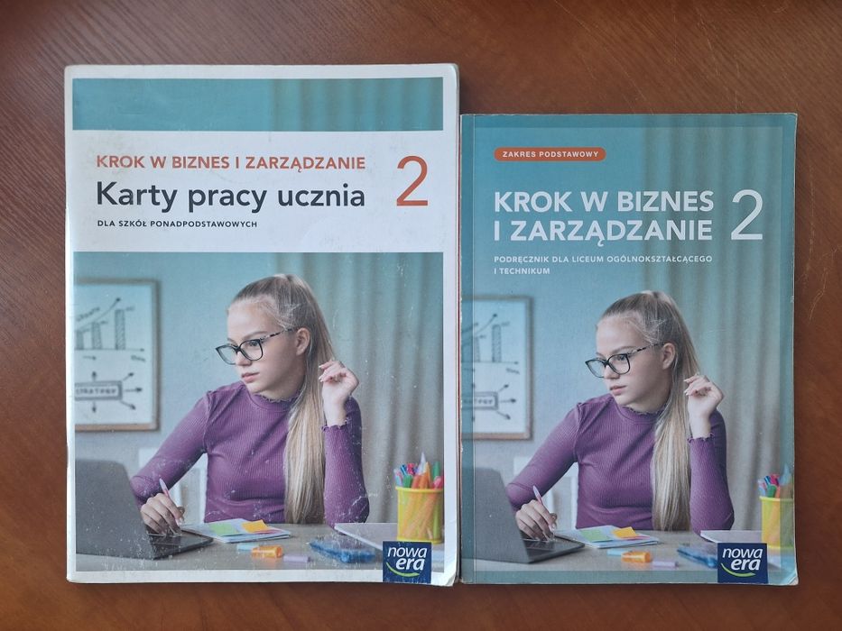 Krok w biznes i zarządzanie 2 - Podręcznik/Karty pracy