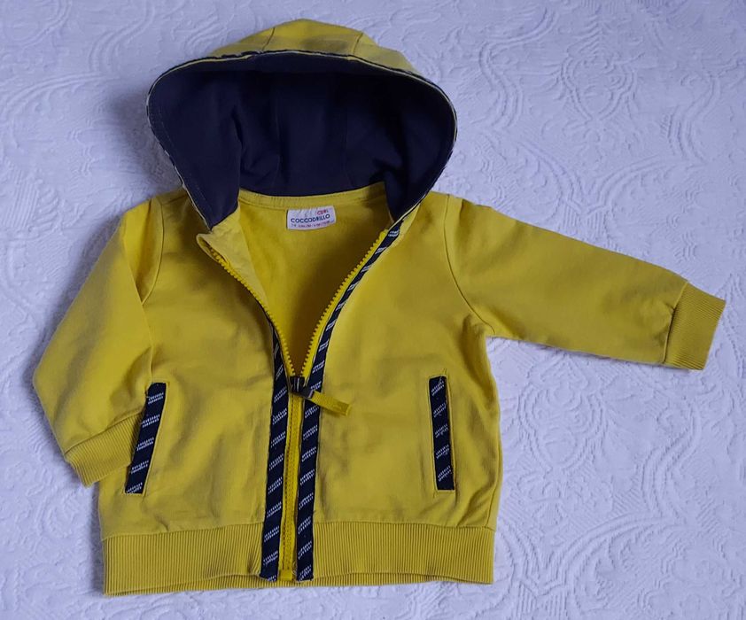 Letnia bluza z kapturem Coccodrillo rozm. 74
