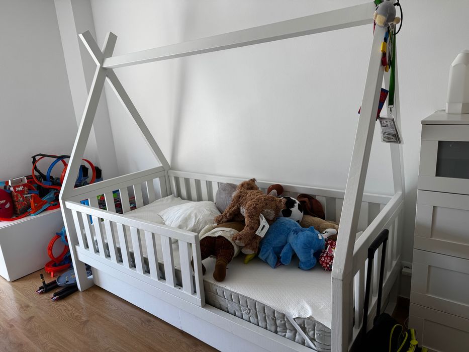 Black friday Cama criança com arrumação 90*200