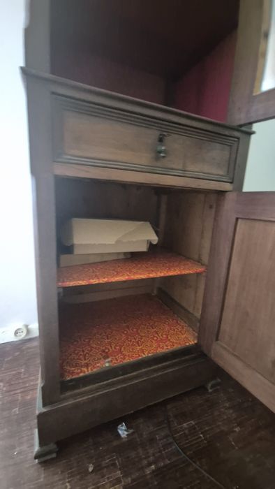 Vitrine vintage madeira
