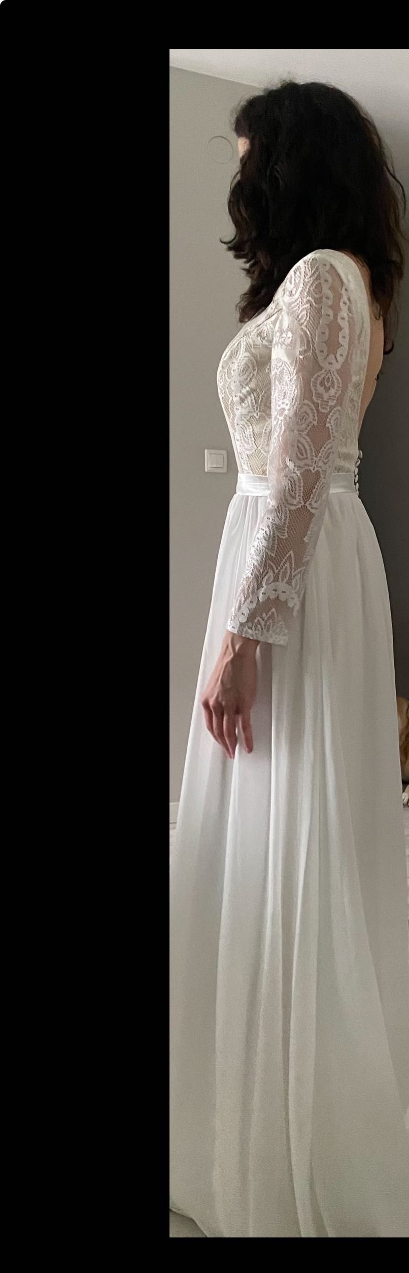 Nowa suknia Ślubna - styl boho, rozmiar 38
