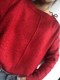 Czerwony sweter S