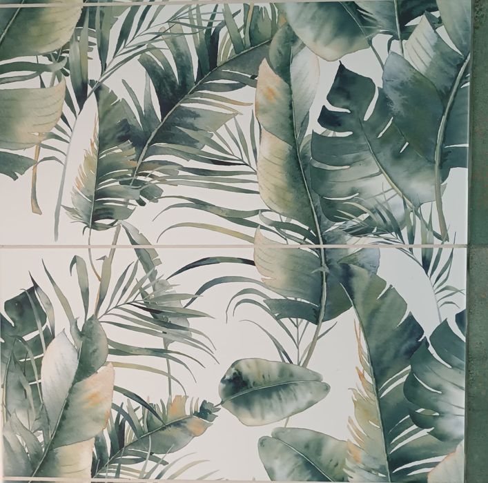 Tubądzin Burano Green dekor komplet