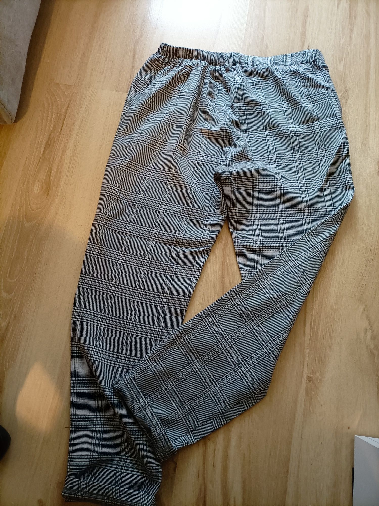 Spodnie w kratkę chłopięce 13 -14 l,"Shein"