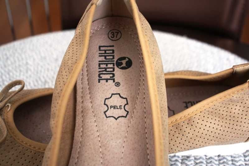 Sabrinas bege em Pele LAPIERCE tamanho 37