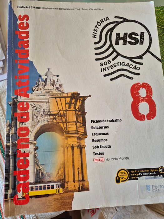 HSI 8 HISTORIA SOB INVESTIGAÇÃO Manual E Caderno de Atividades