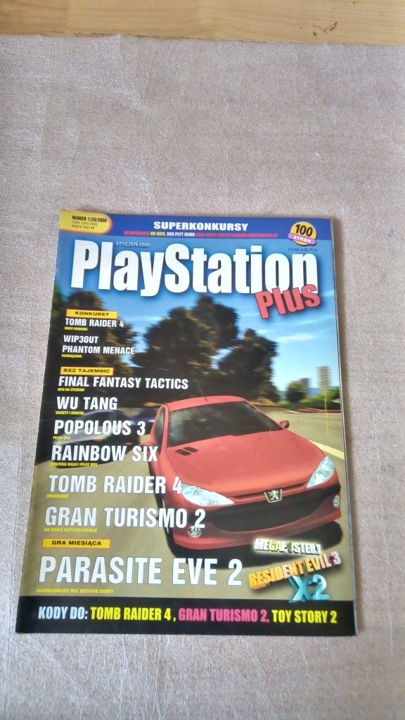 Czasopismo PlayStation Plus styczeń 2000