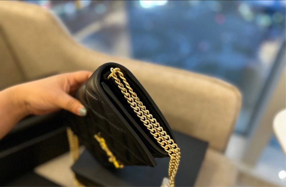 Torebka ysl chain bag puff czarna