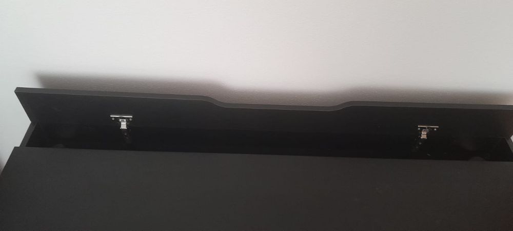 Secretaria de estudo preta ikea