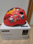 Kask rowerowy dziecięcy Uvex Kid 2 cc coral mouse mat 46-52 cm