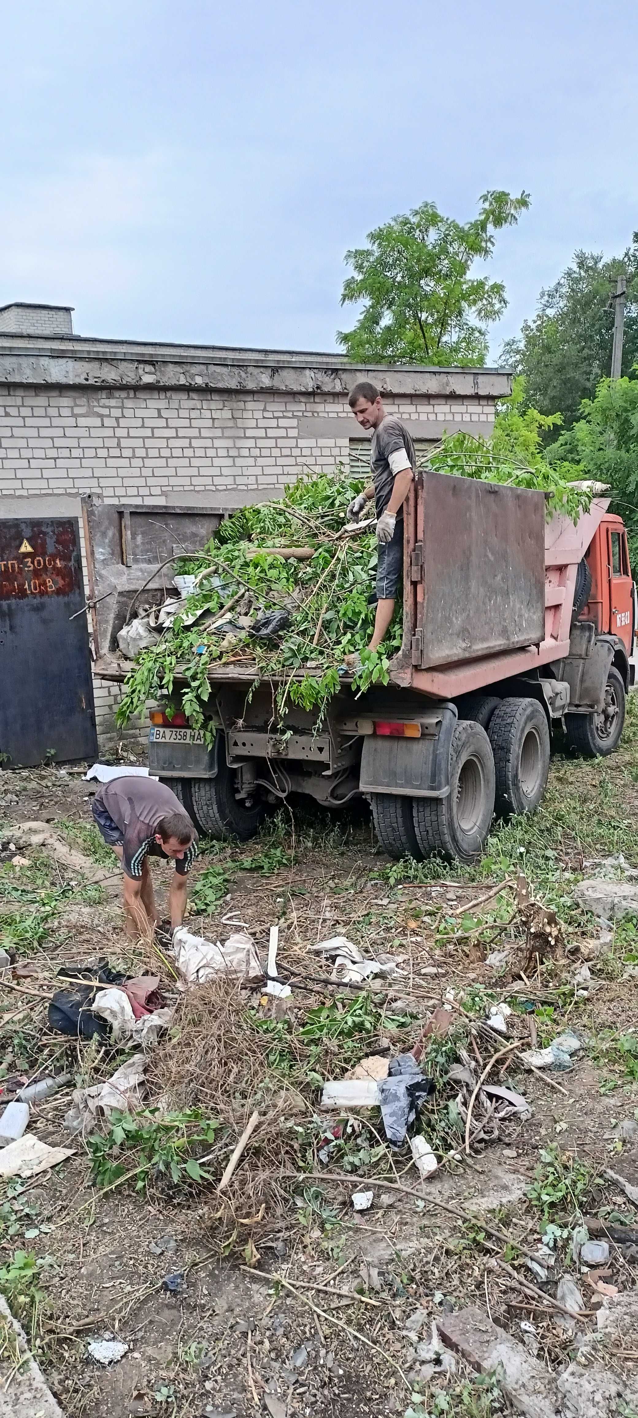 Вывоз строительного мусора Камаз, Вывоз мусора Камаз, Вывоз веток