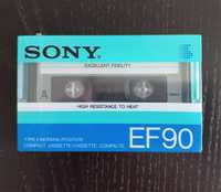 Аудиокассета SONY EF90. Новая, запечатанная.