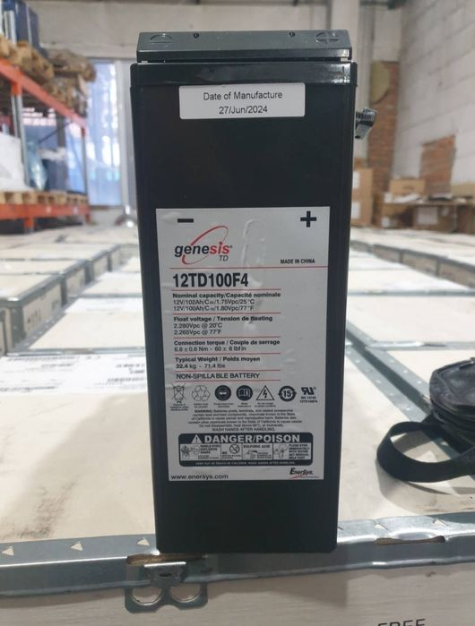 АКБ EnerSys Genesis 12TD100F4 12V 100Ah France