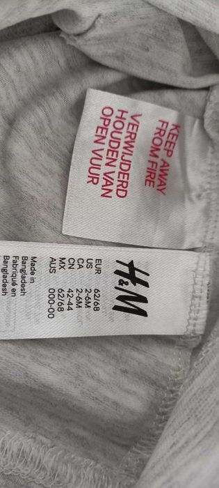 Czapeczki niemowlęce H&M rozmiar 62/68