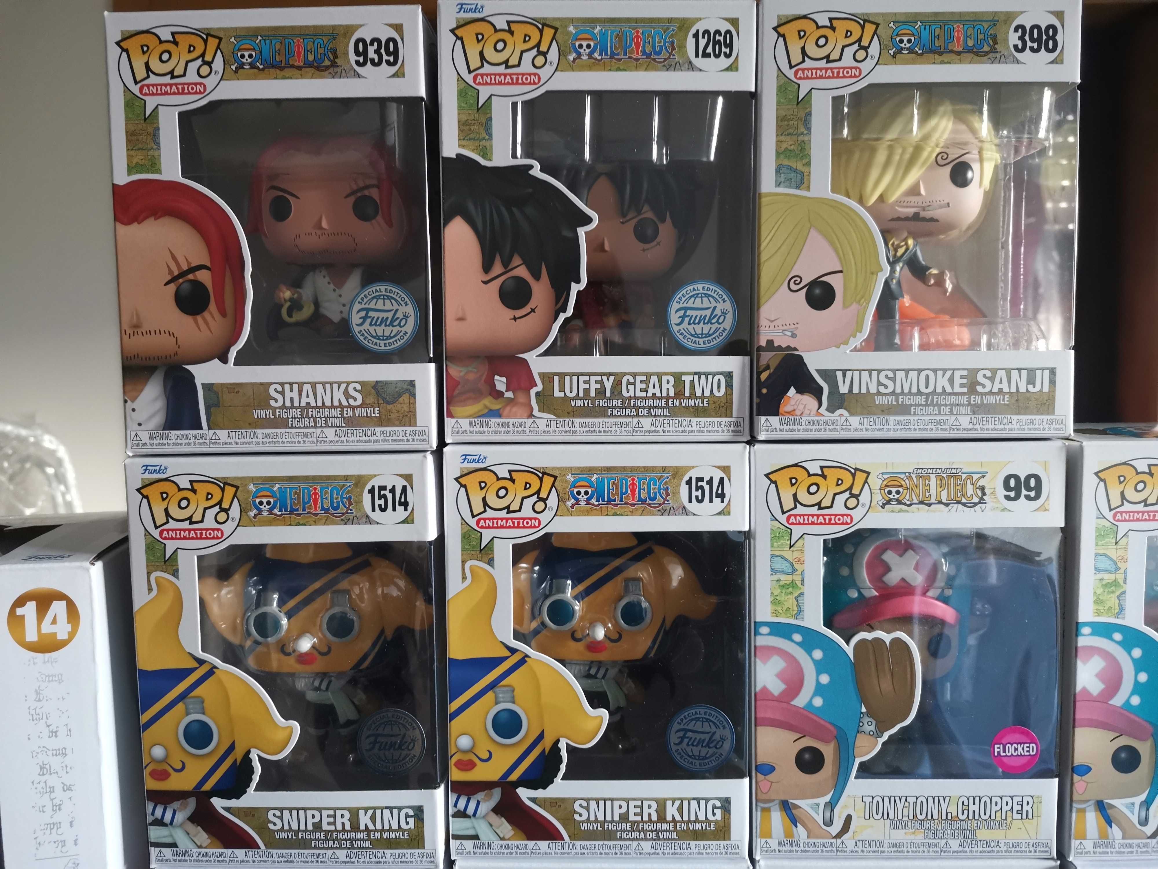 Funko pop One piece, Dragon ball e mais