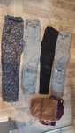 Zestaw ubrań jeans spodnie r. 36 s