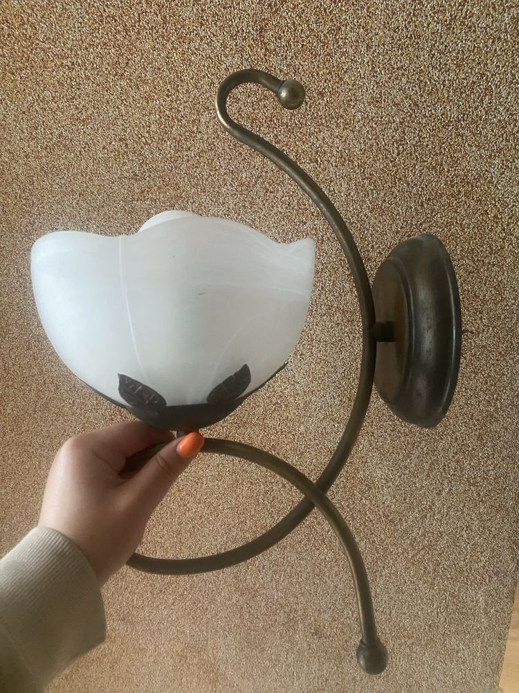 Żyrandol +kinkiet