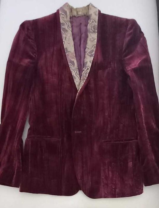 Dolce Gabana Blazer Homem Luxo Veludo tamanho 48 / 50