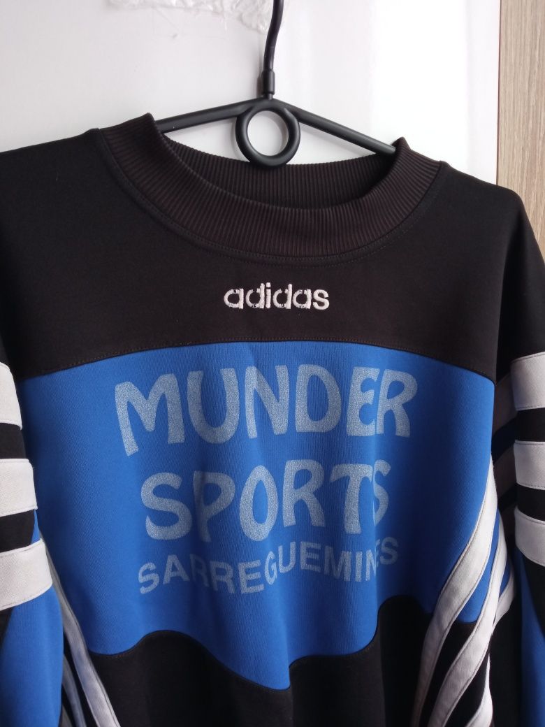 Adidas asf 93 cm bluza vintage retro sportowa dresowa XL