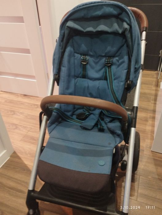 Wózek spacerowy Cyber Balios S lux River Blue + parasolka