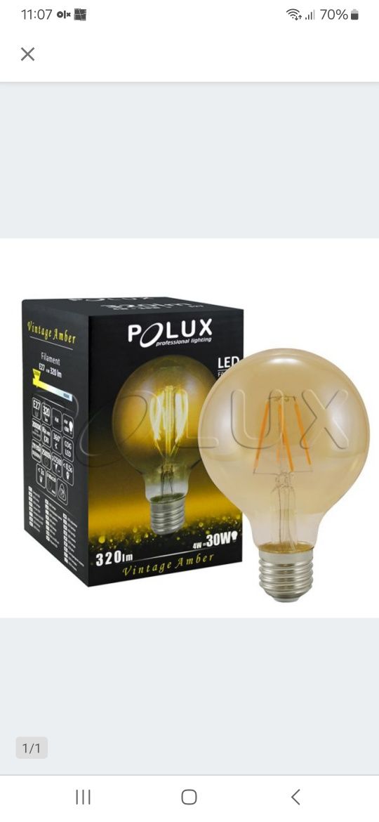 Polux żarówki LED 4W E27 320Lm vinted