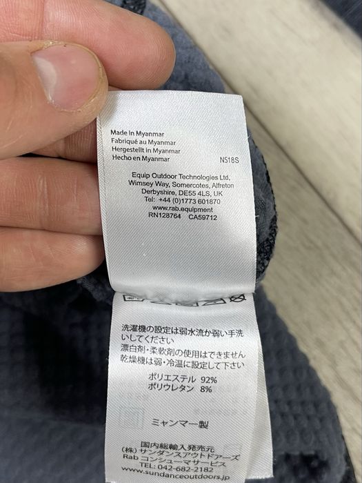 Rab Termic кофта толстовка M размер на флисе серая оригинал