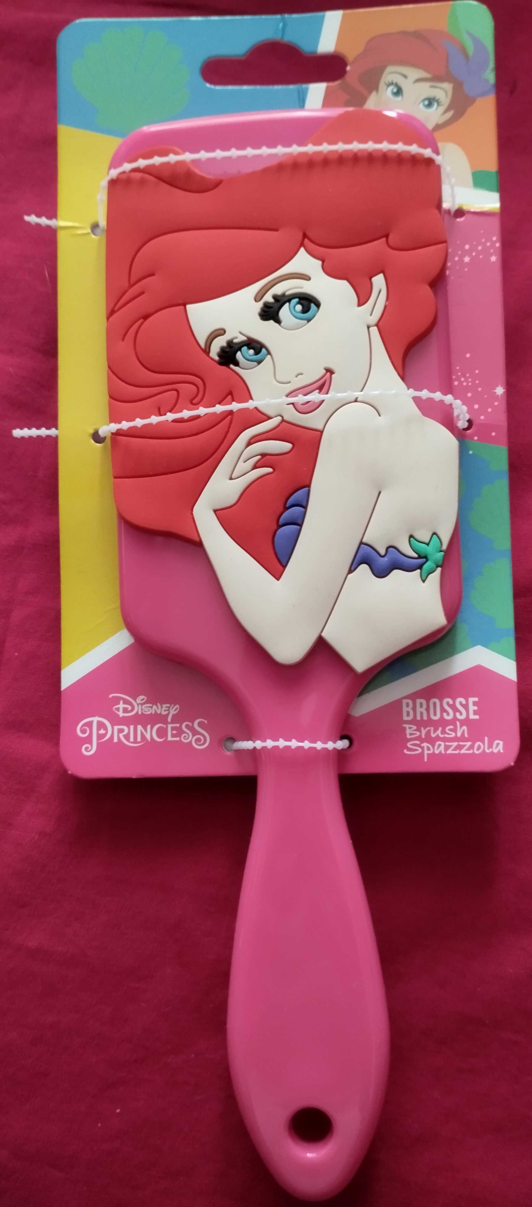 NOWA  Szczotka do włosów z silikonową postacią z bajek Disneya  Ariel