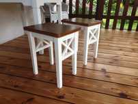 Taboret w stylu prowansalskim