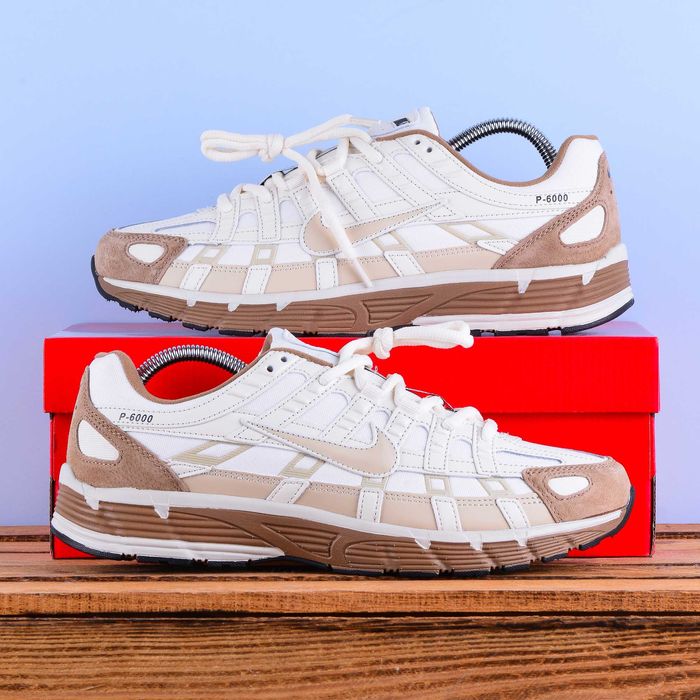 (2110) Термо Зимові Кросівки Nike P-6000 пісочні (41-46) найк найки