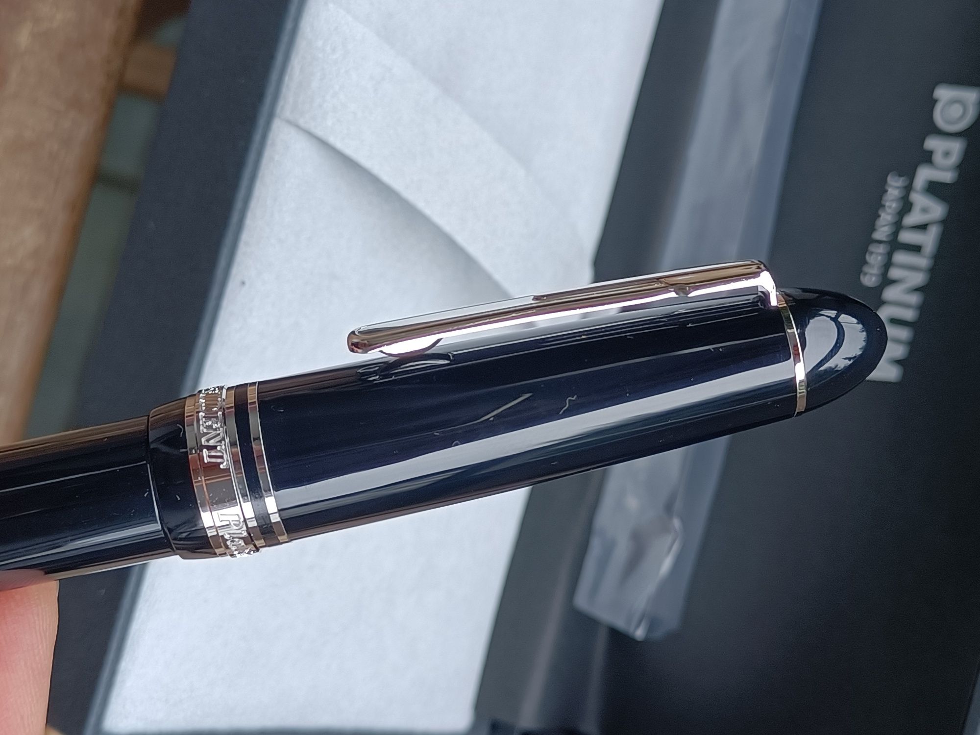 Pióro wieczne Platinum President złota stalówka 18k 750 lepsze od 3776