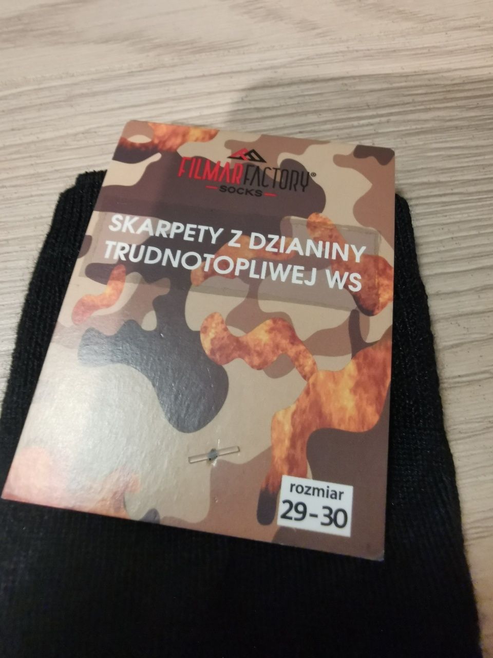 Skarpety trudnotopliwe wojsk specjalnych