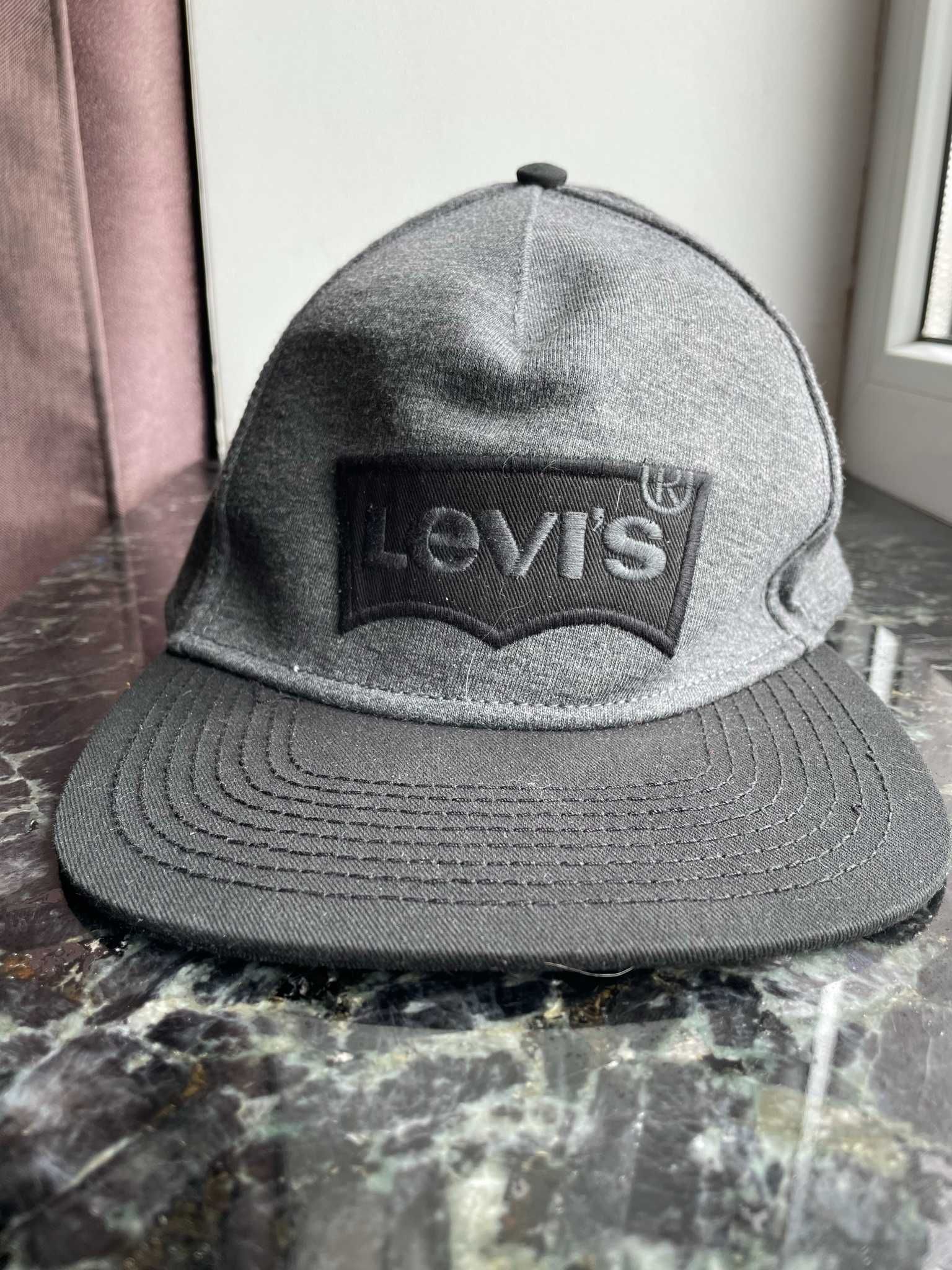 Бейсболка Levi's Men's Jersey Flat Brim Hat Оригинал из США