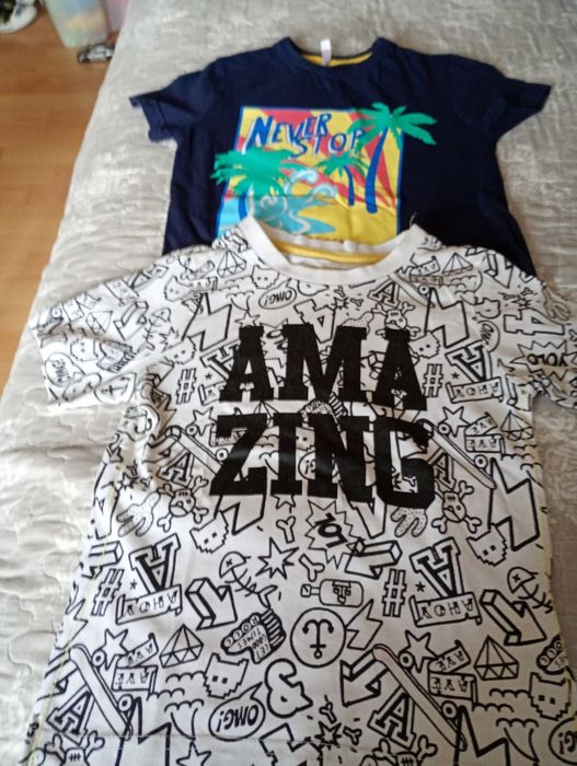 Koszulki na krótki rękaw 86-92cm i 104cm